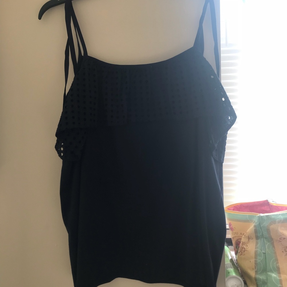 Navy blue top